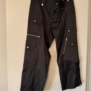 CACHE Black Cargo Pants